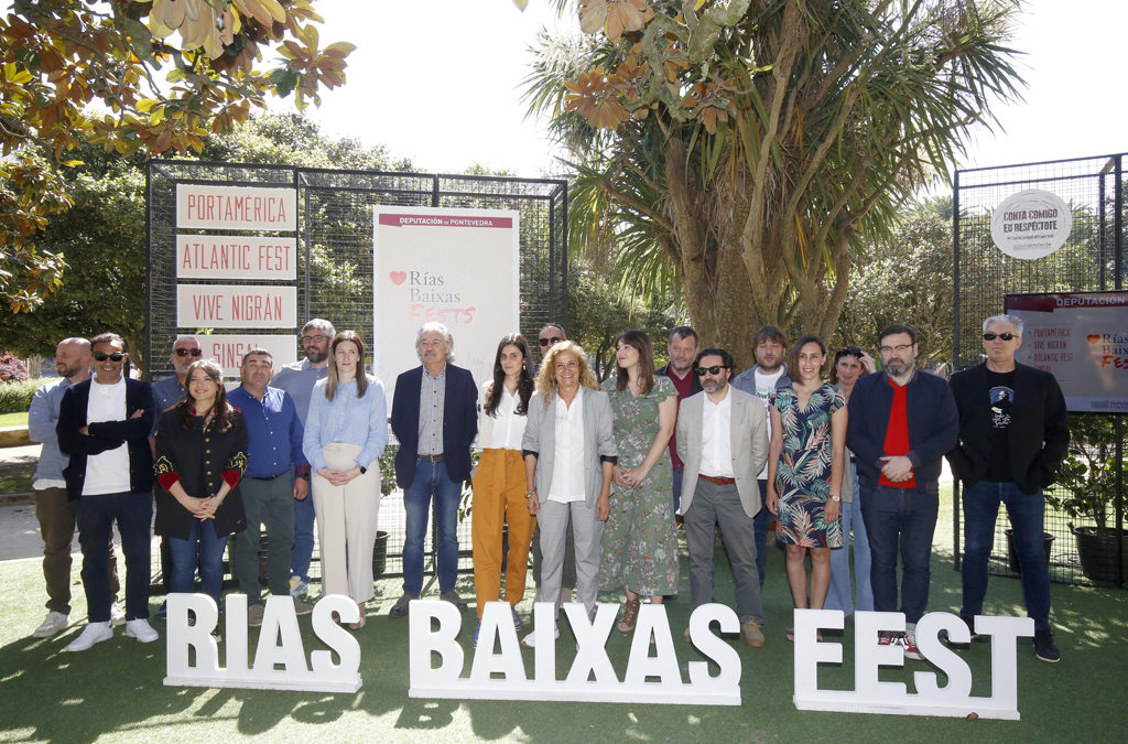 Vuelven los Rías Baixas Fest “de las sonrisas y gran formato”, que llenarán la provincia de música, gastronomía y sostenibilidad entre junio y septiembre.